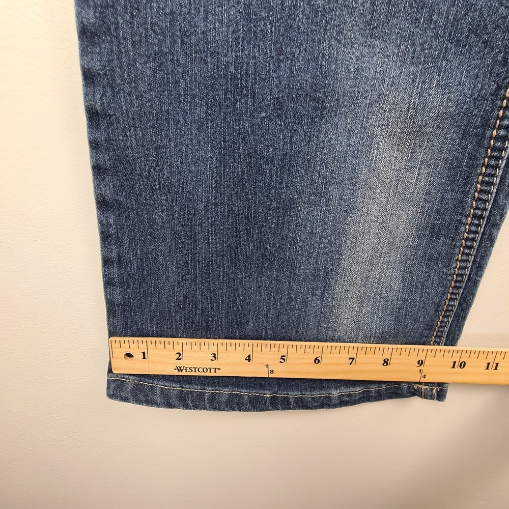 l.e.i. Jeans‎ Sophia Hipster Flare Womens 15 Stretch Denim Flap Pockets LEI Y2K - Picture 6 of 12